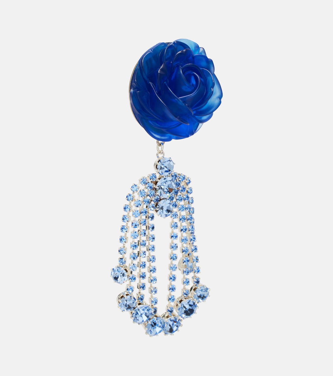 Embellished floral drop earrings | Magda Butrym