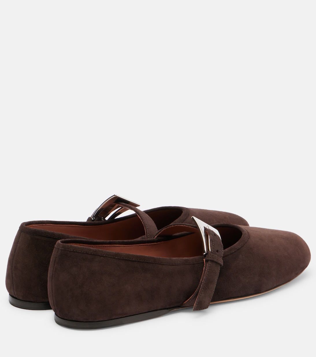 Mary-Jane-Ballerinas Sveva aus Veloursleder  | Paris Texas