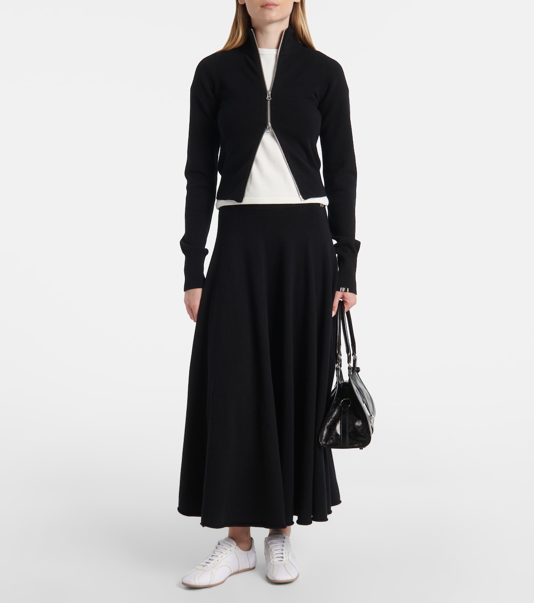 N°302 Lemon cashmere-blend zip-up jacket | Extreme Cashmere