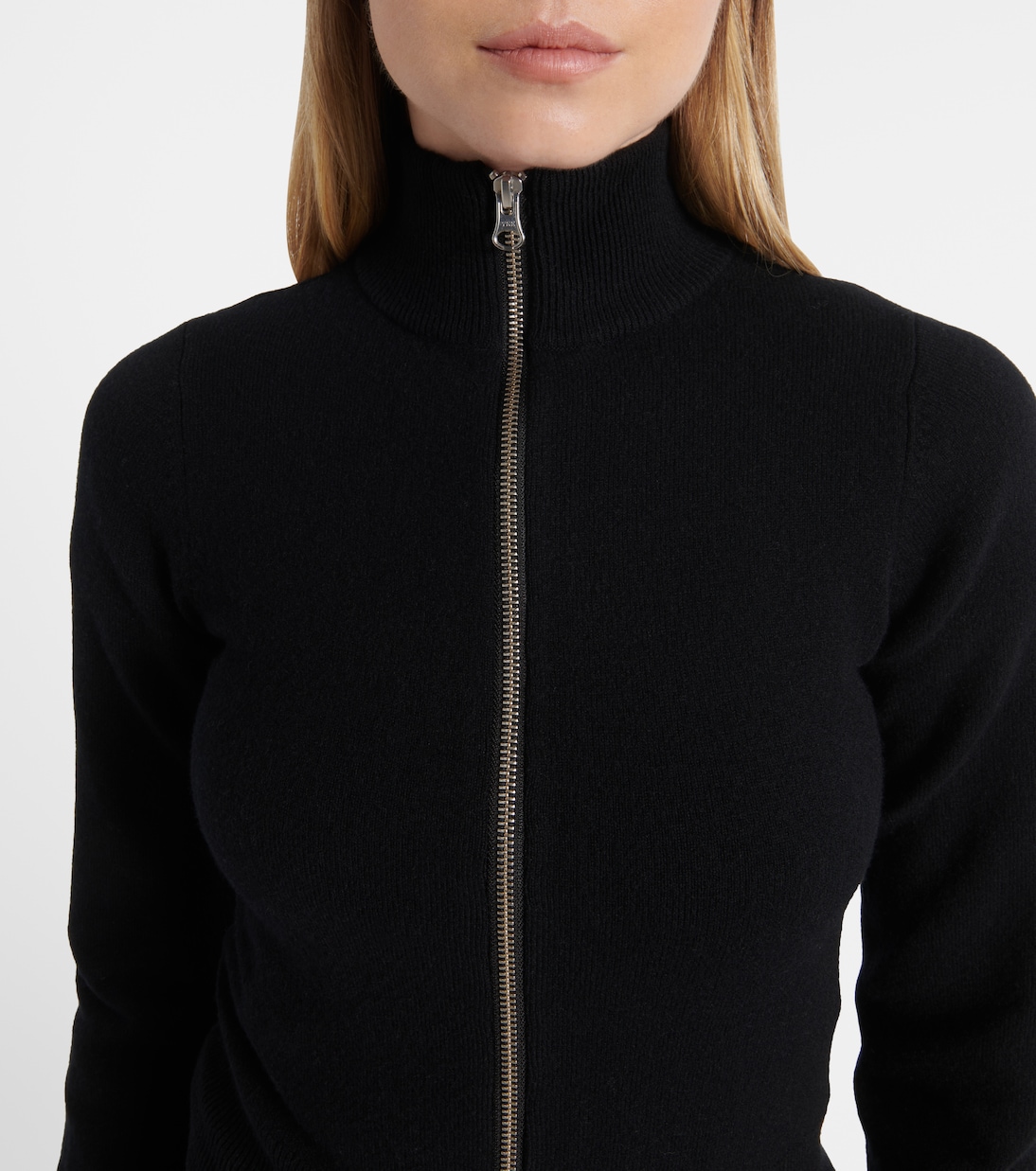 N°302 Lemon cashmere-blend zip-up jacket | Extreme Cashmere