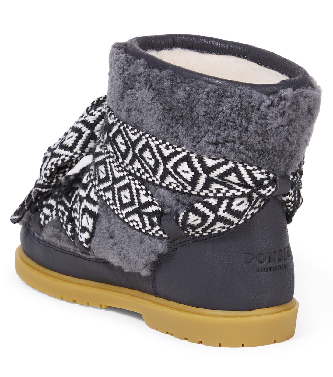 Walaya shearling-trimmed boots | Donsje