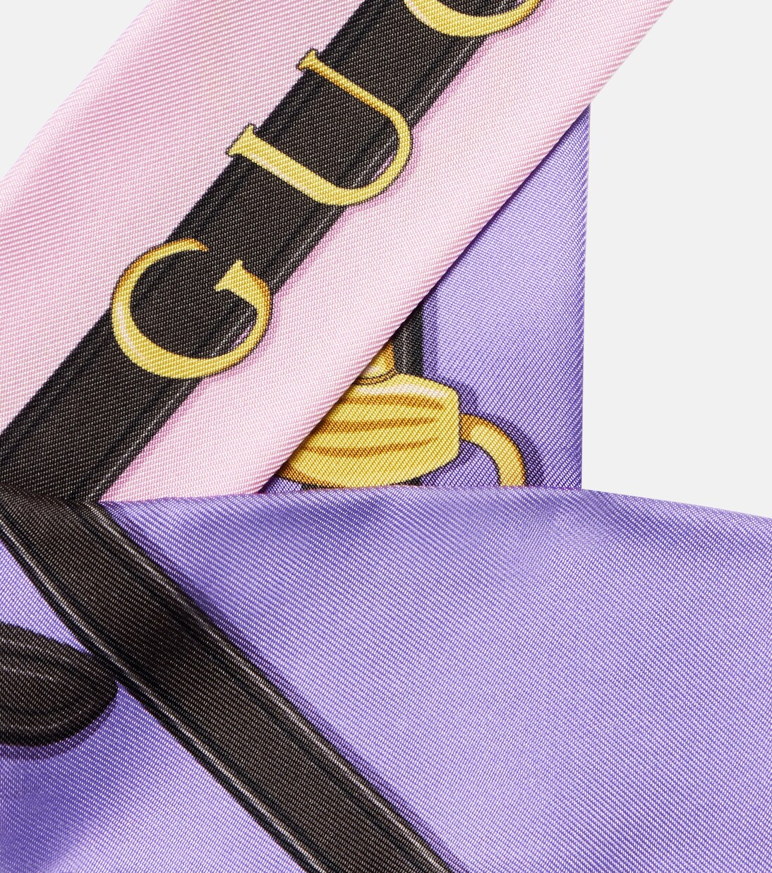 Printed silk twill scarf | Gucci
