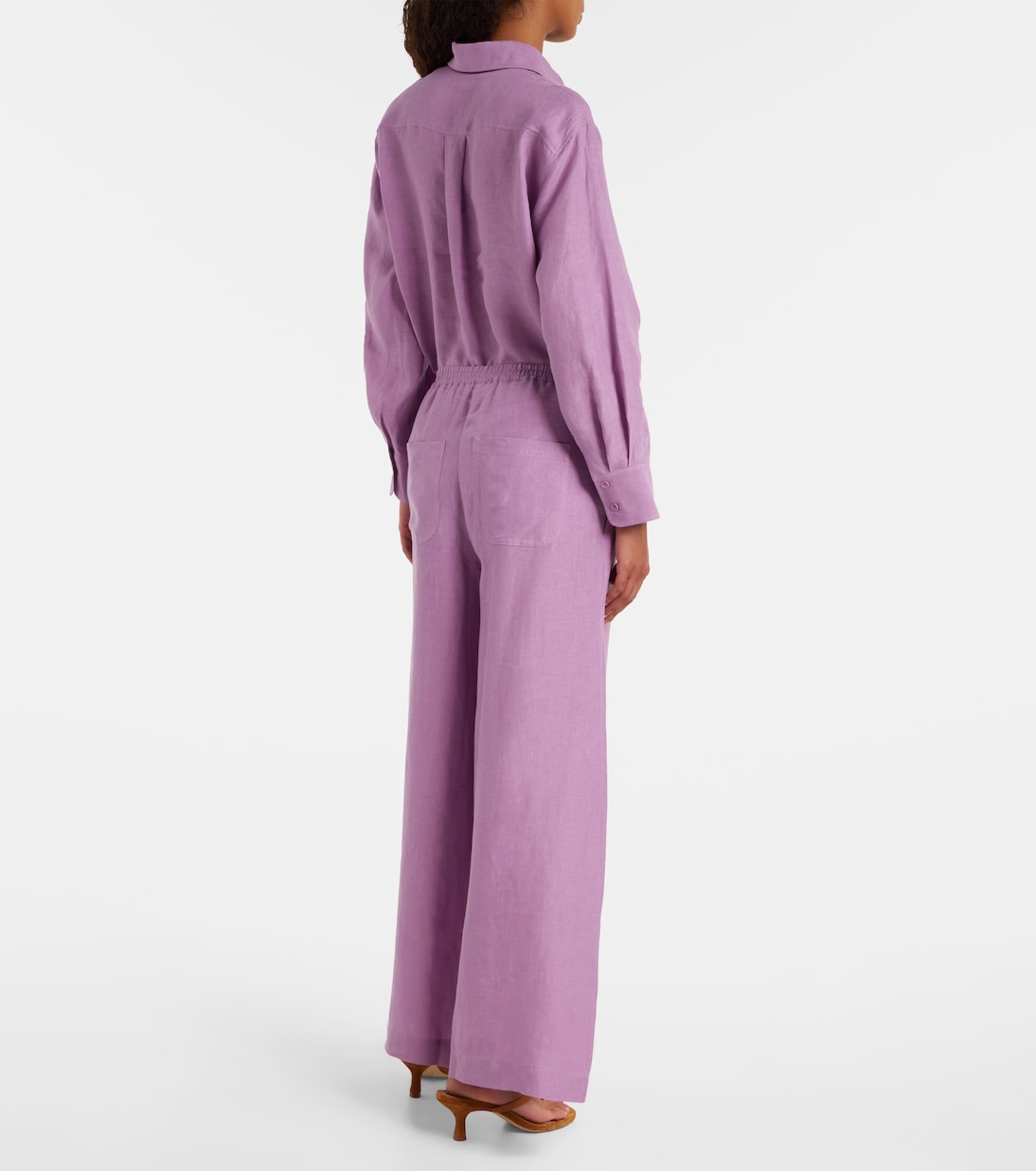 Weite Hose Select aus Leinen | Eres