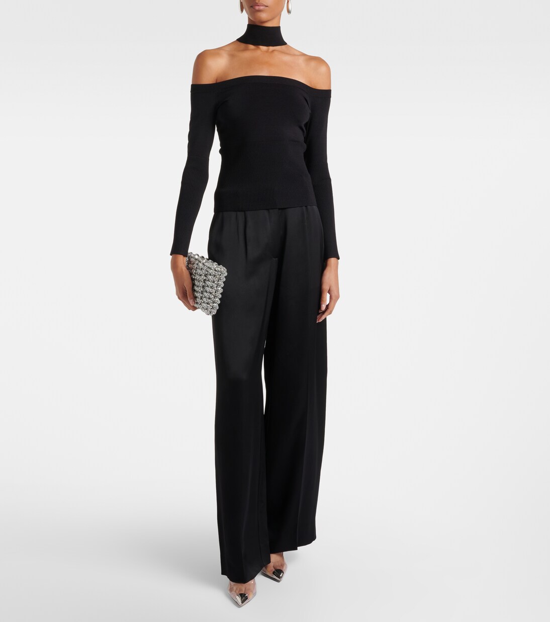 Lila ribbed-knit off-shoulder top | Simkhai