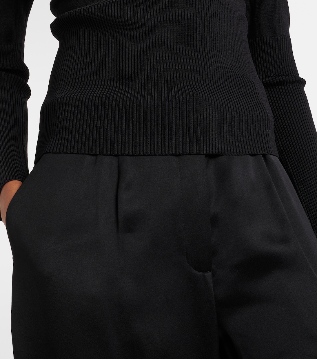 Lila ribbed-knit off-shoulder top | Simkhai