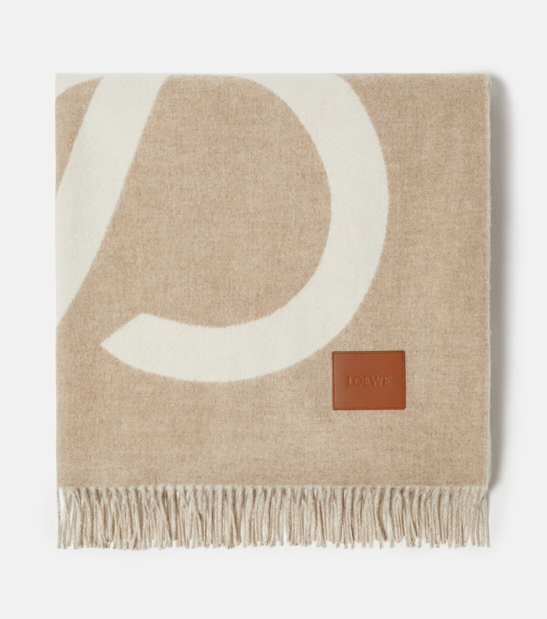 Anagram wool and cashmere blanket | Loewe