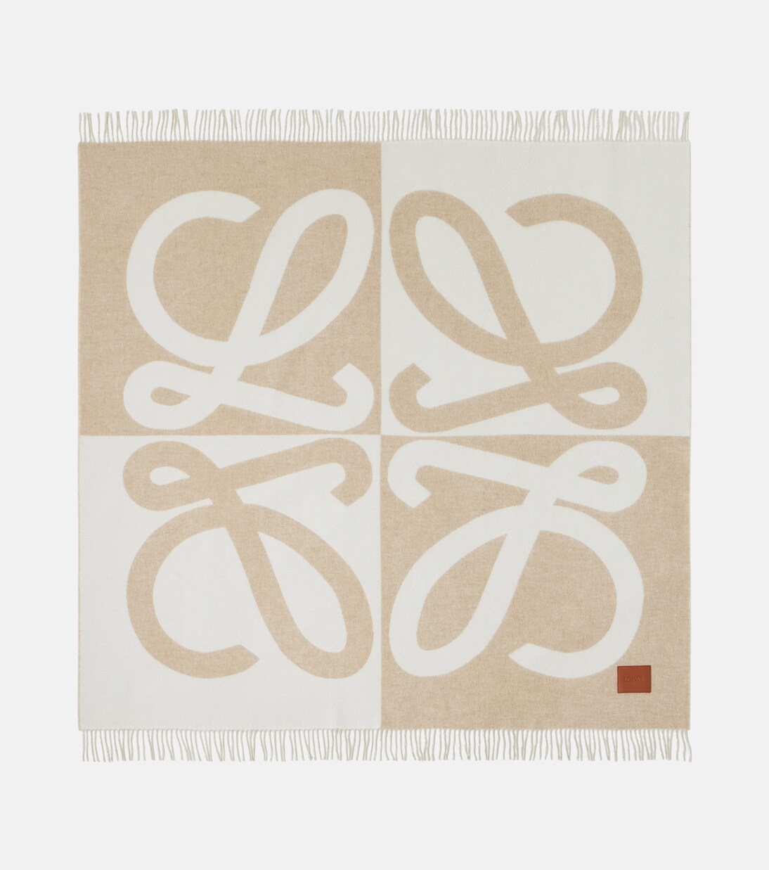 Anagram wool and cashmere blanket | Loewe