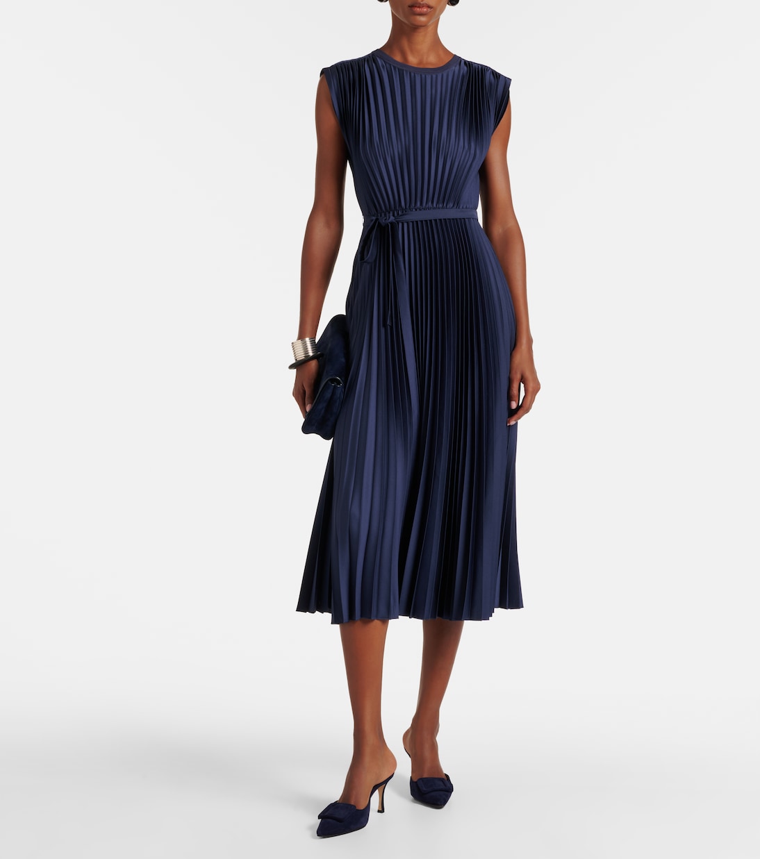 Midikleid Volta aus Crêpe | Joseph