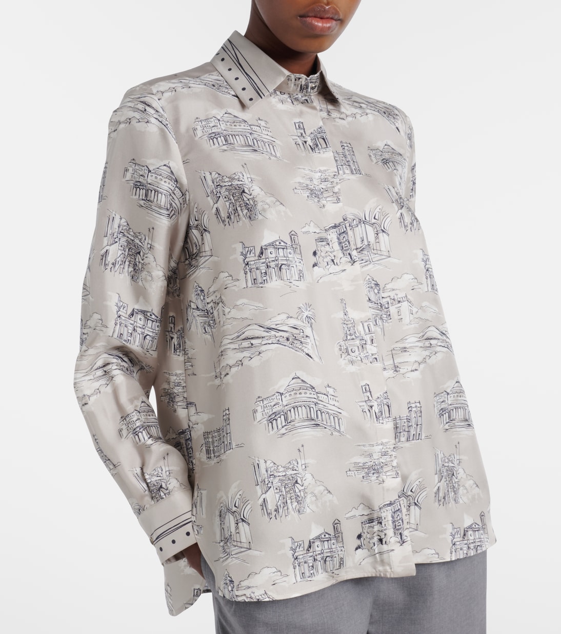 Fado printed silk shirt | Max Mara