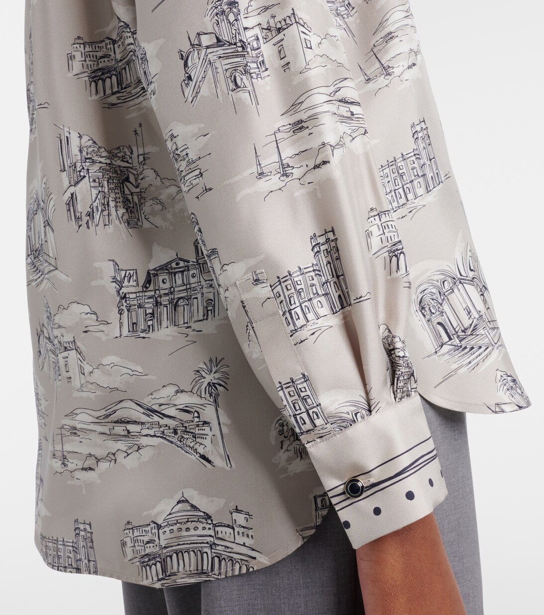 Fado printed silk shirt | Max Mara