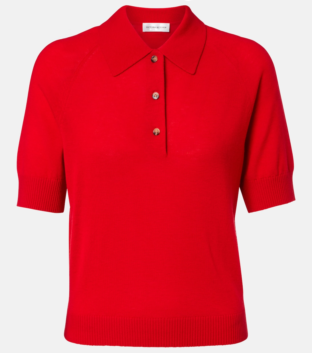Wool polo shirt | Victoria Beckham