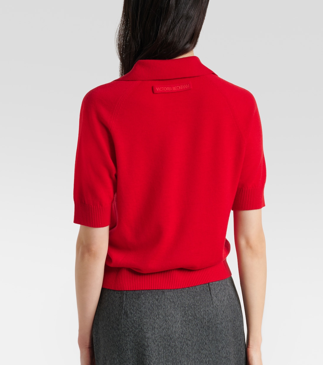 Wool polo shirt | Victoria Beckham