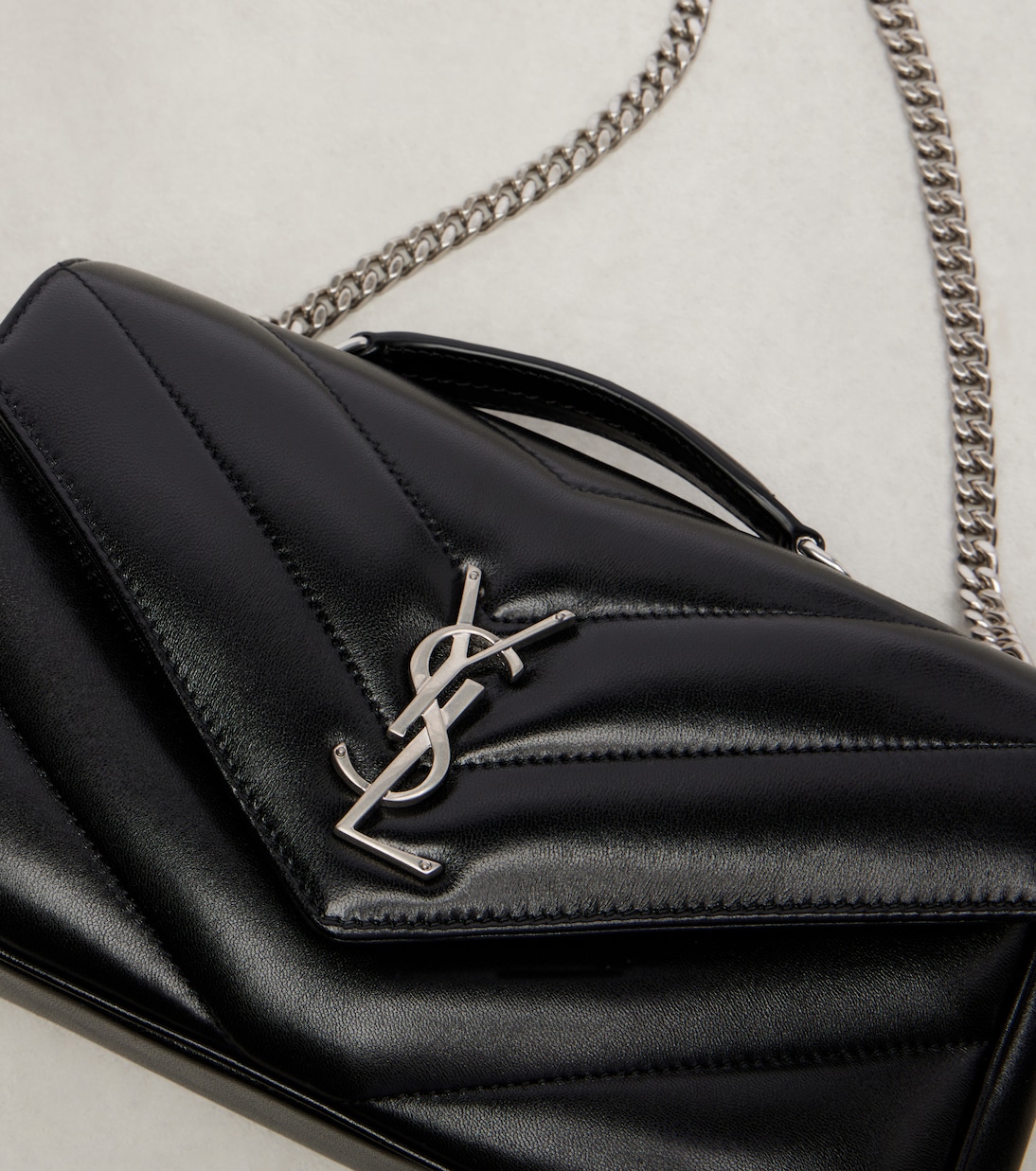 Loulou Small leather shoulder bag | Saint Laurent