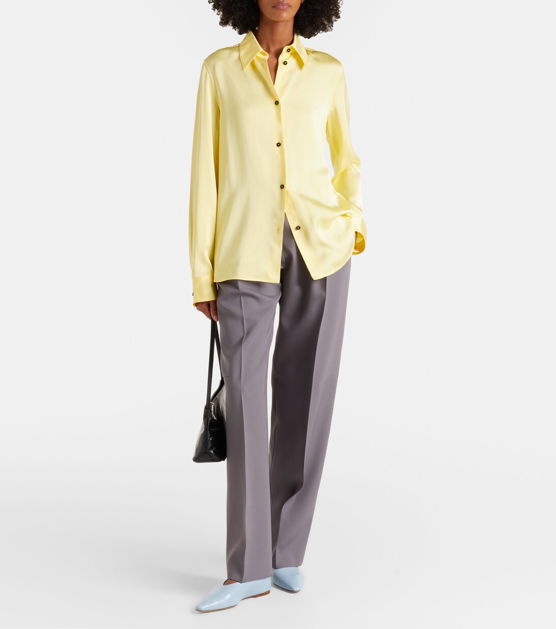 Hemd aus Satin | Jil Sander