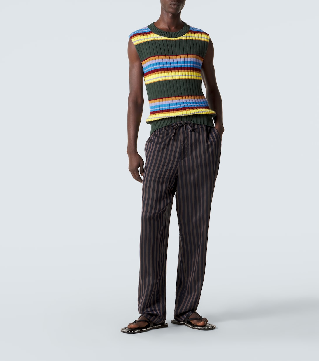 Sandalen aus Leder | Dries Van Noten