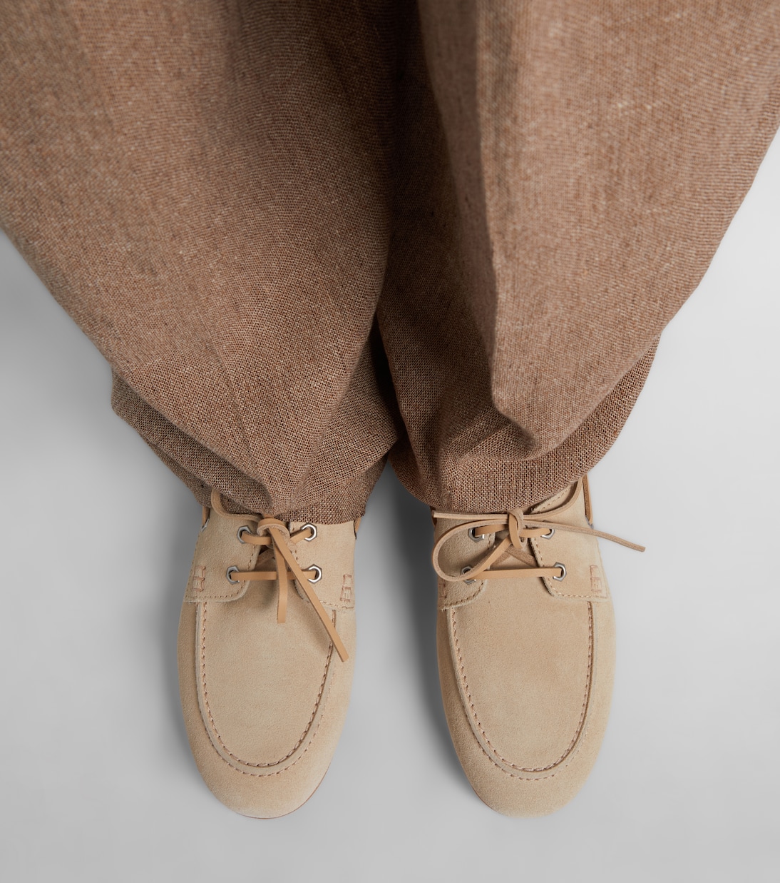 H693 suede boat shoes  | Hogan