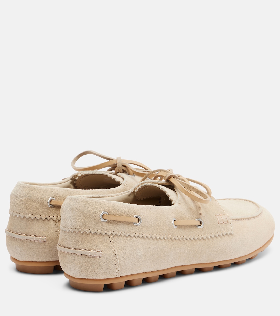 H693 suede boat shoes  | Hogan
