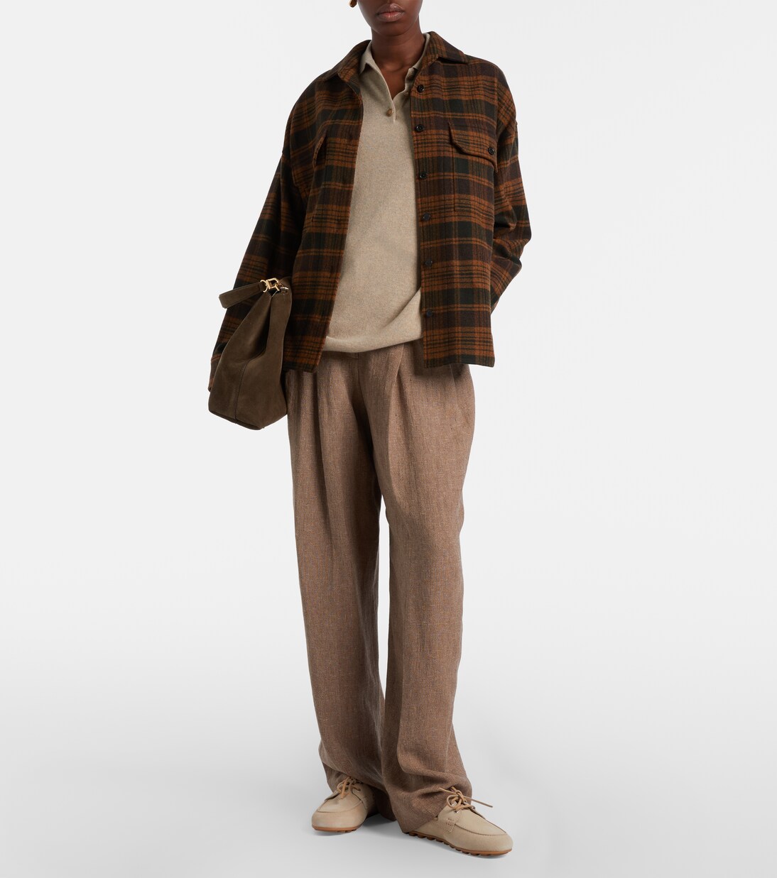 H693 suede boat shoes  | Hogan