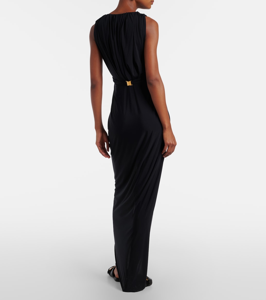 Embellished jersey maxi dress | Balmain