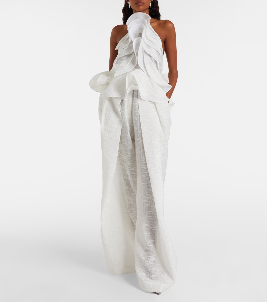 Étoile Wave ruffled top | Maticevski