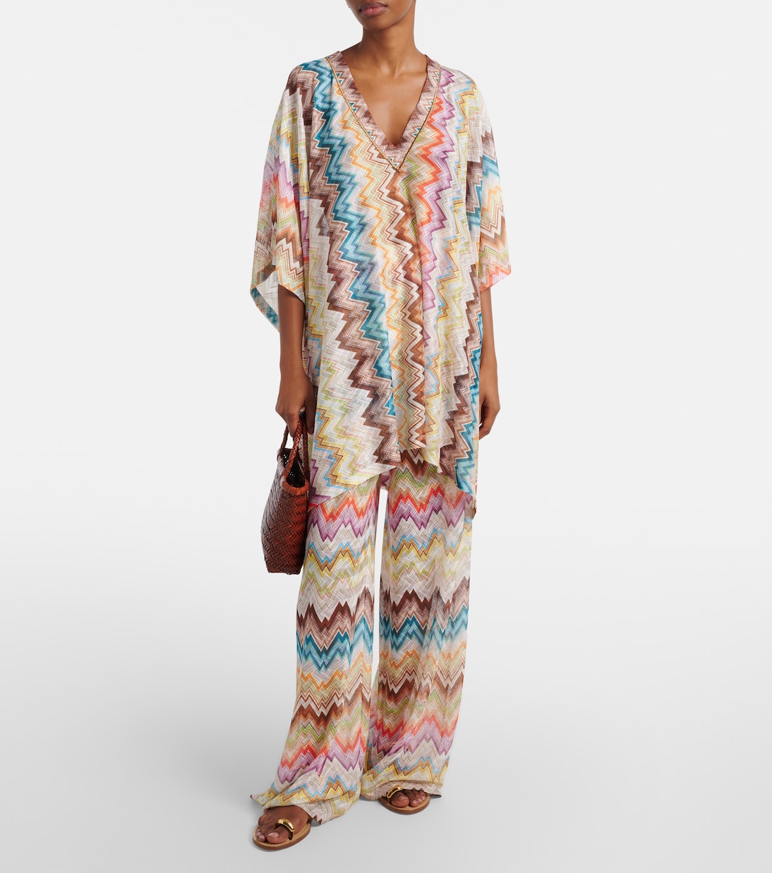 Zigzag straight pants | Missoni