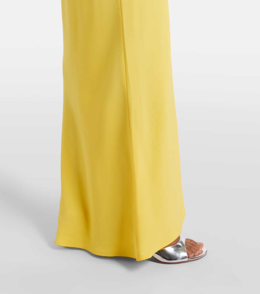 Maxikleid aus Jersey mit Spitze | Christopher Esber