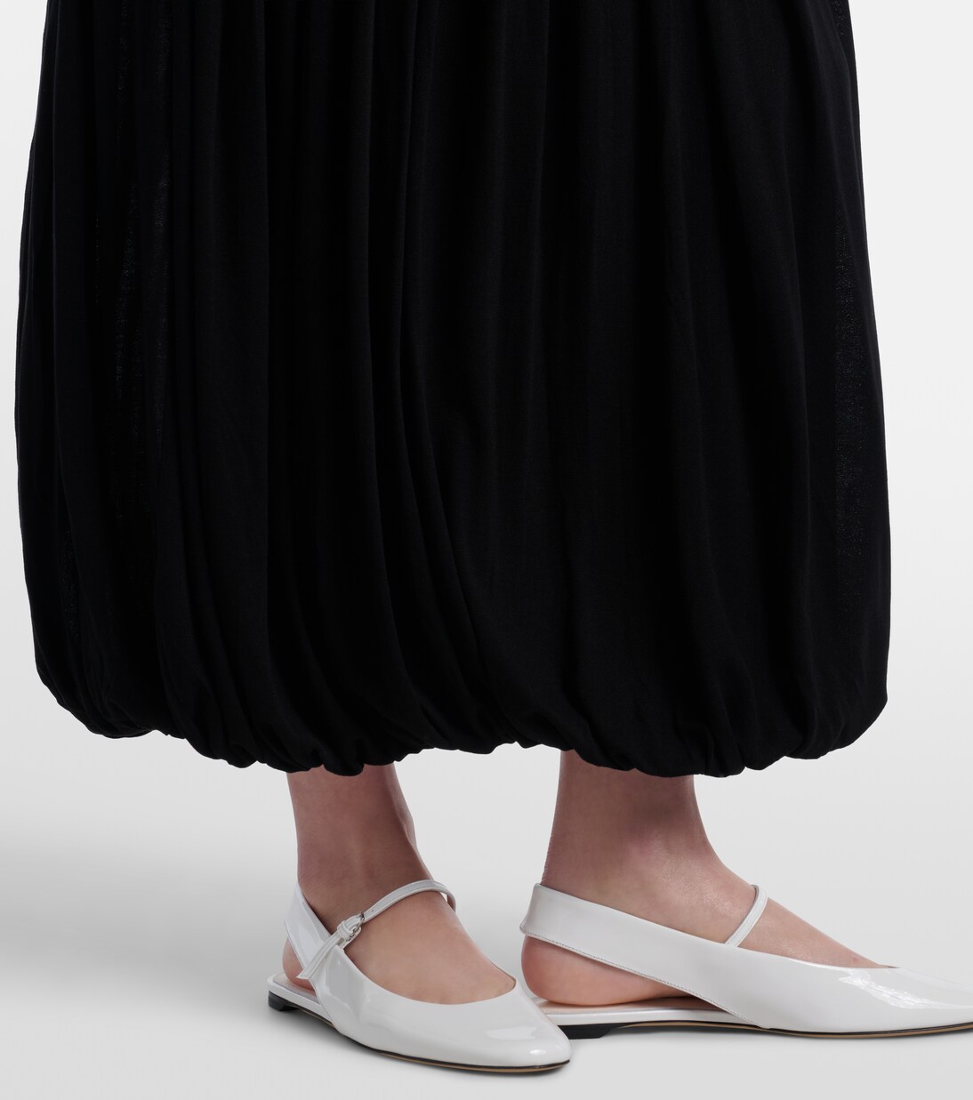 Gathered jersey midi dress | Toteme