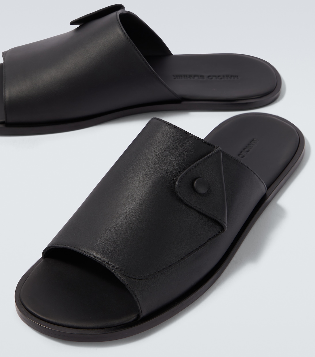 Lino leather sandals | Manolo Blahnik