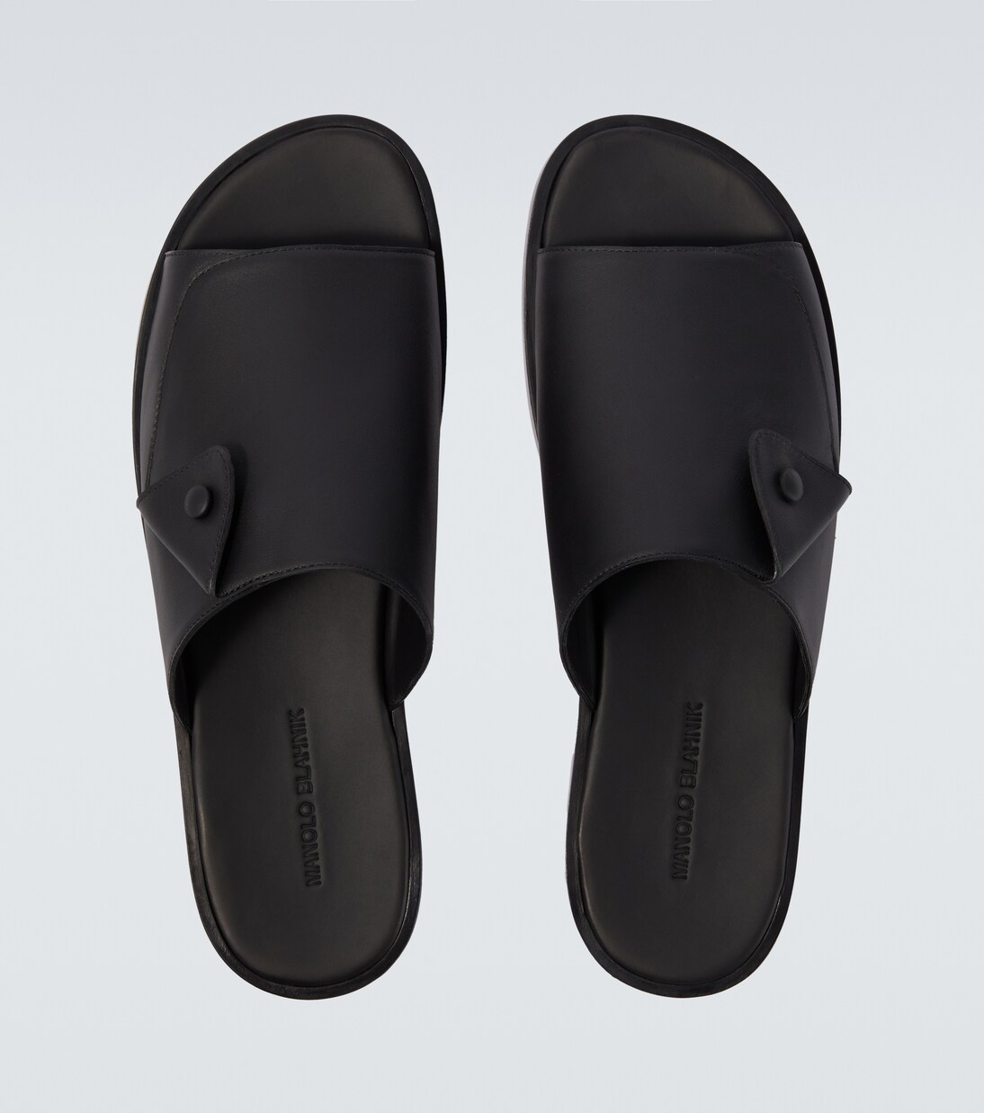 Lino leather sandals | Manolo Blahnik