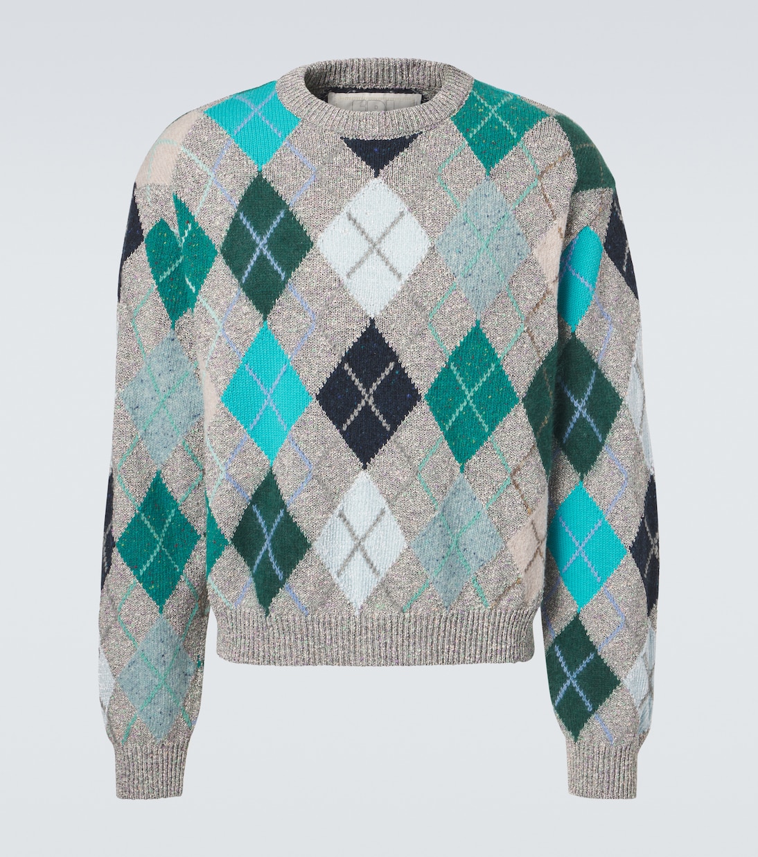 Argyle wool and cotton-blend sweater | ERL