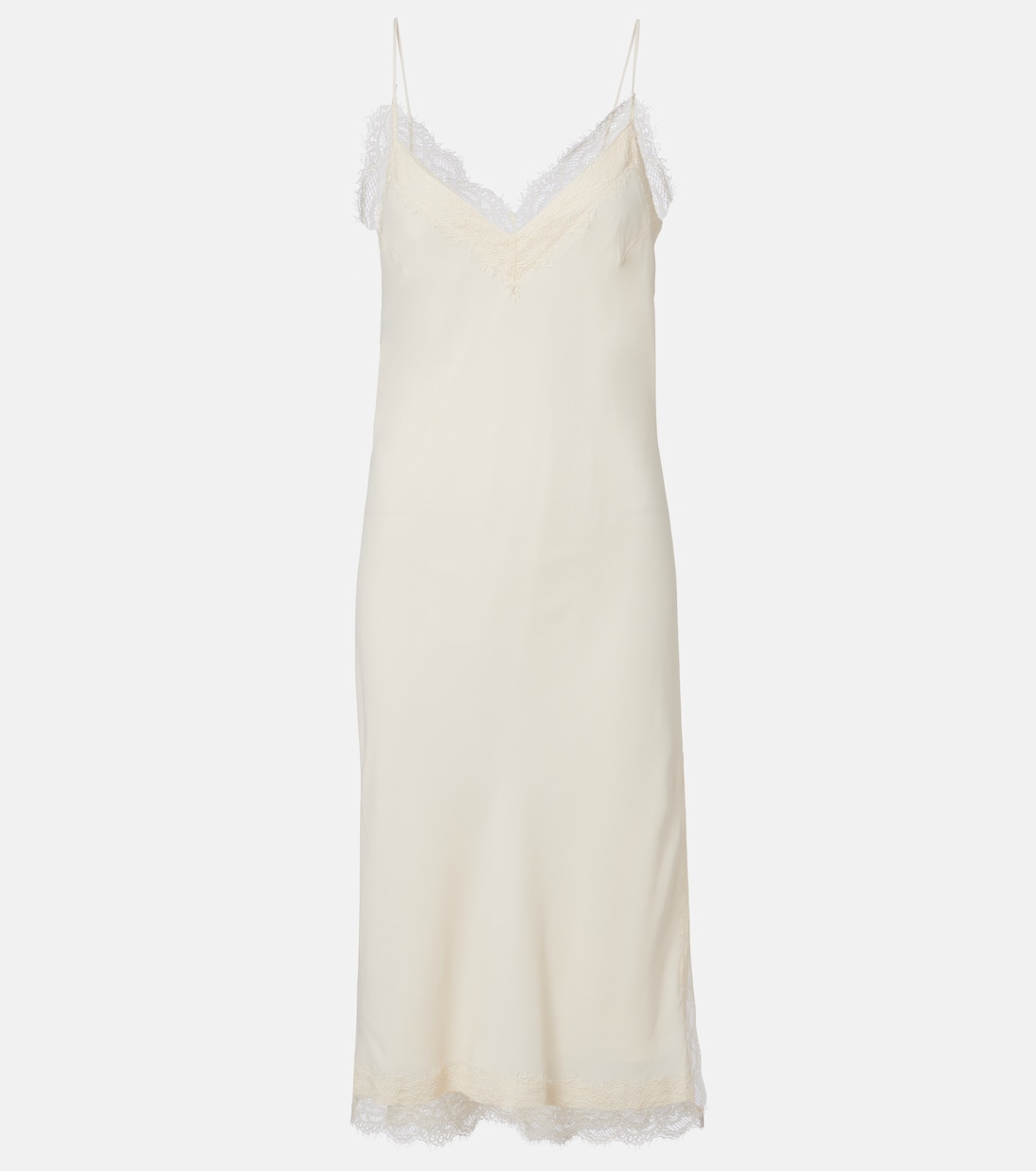Lace-trimmed slip dress | Róhe