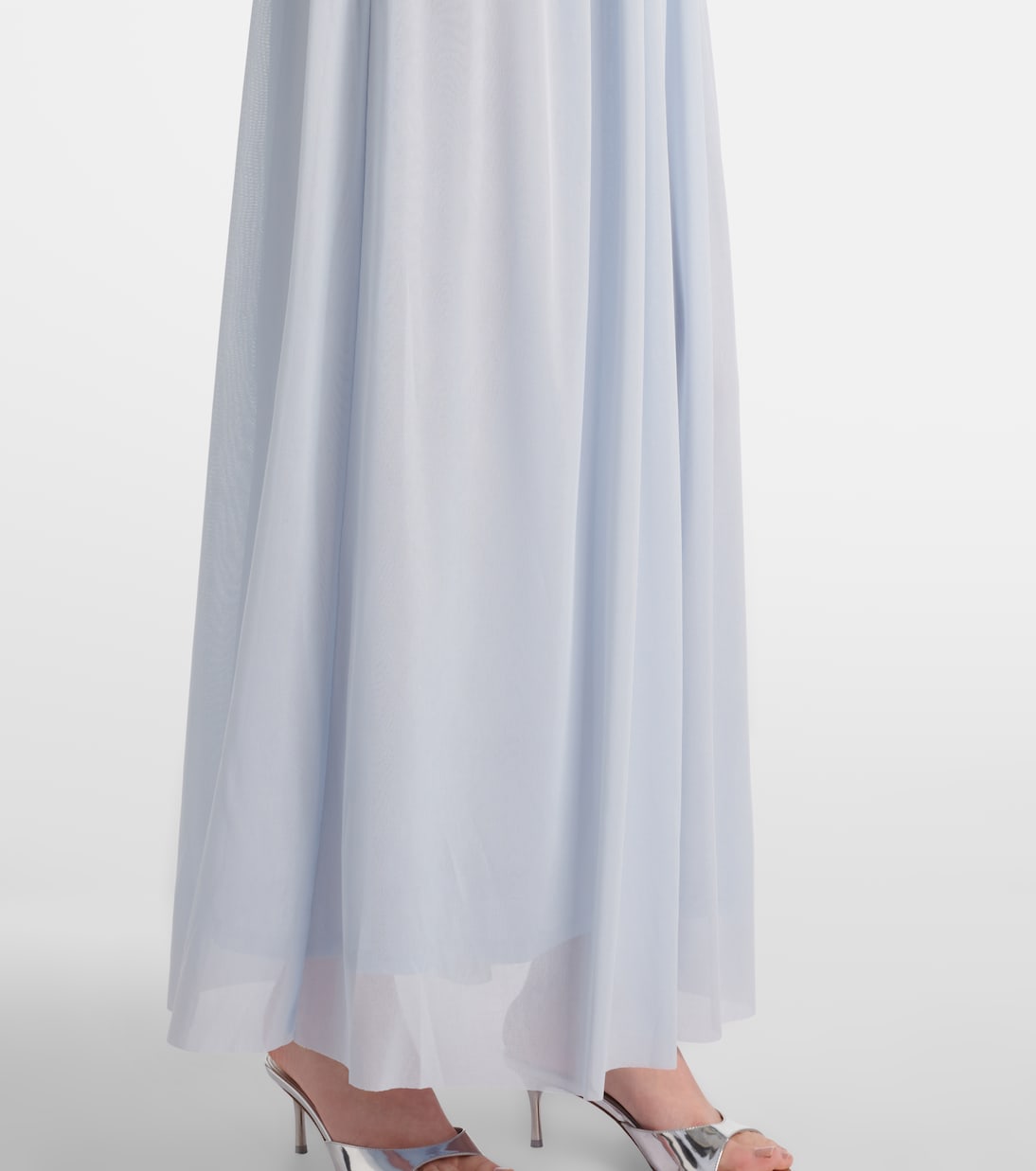 Draped off-shoulder maxi dress | Rotate