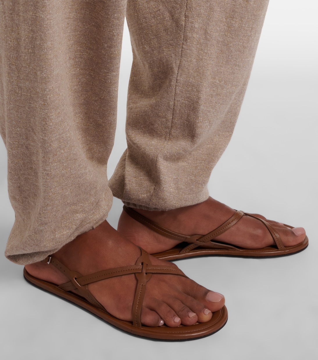 Malick Strap leather sandals | The Row