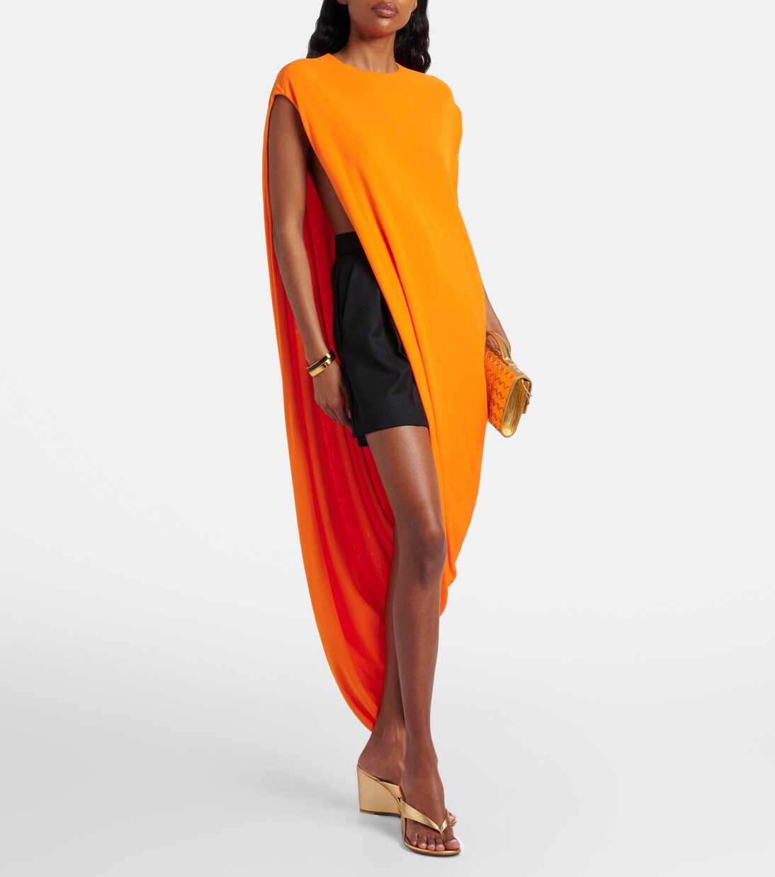 Leather wedge thong sandals | Gianvito Rossi