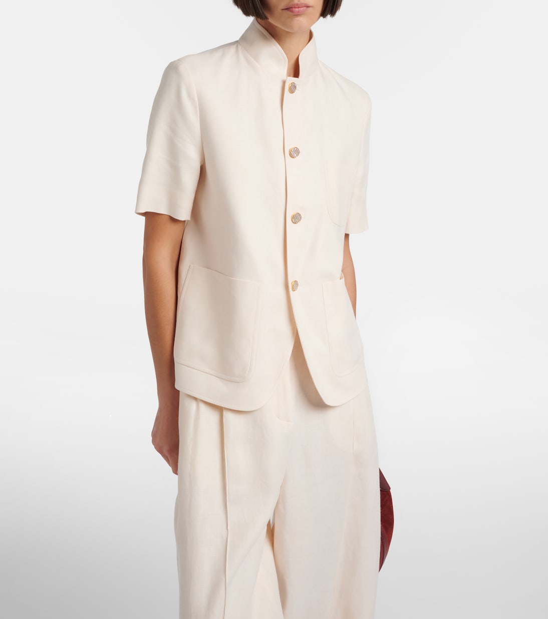 Linen and wool shirt | Loro Piana