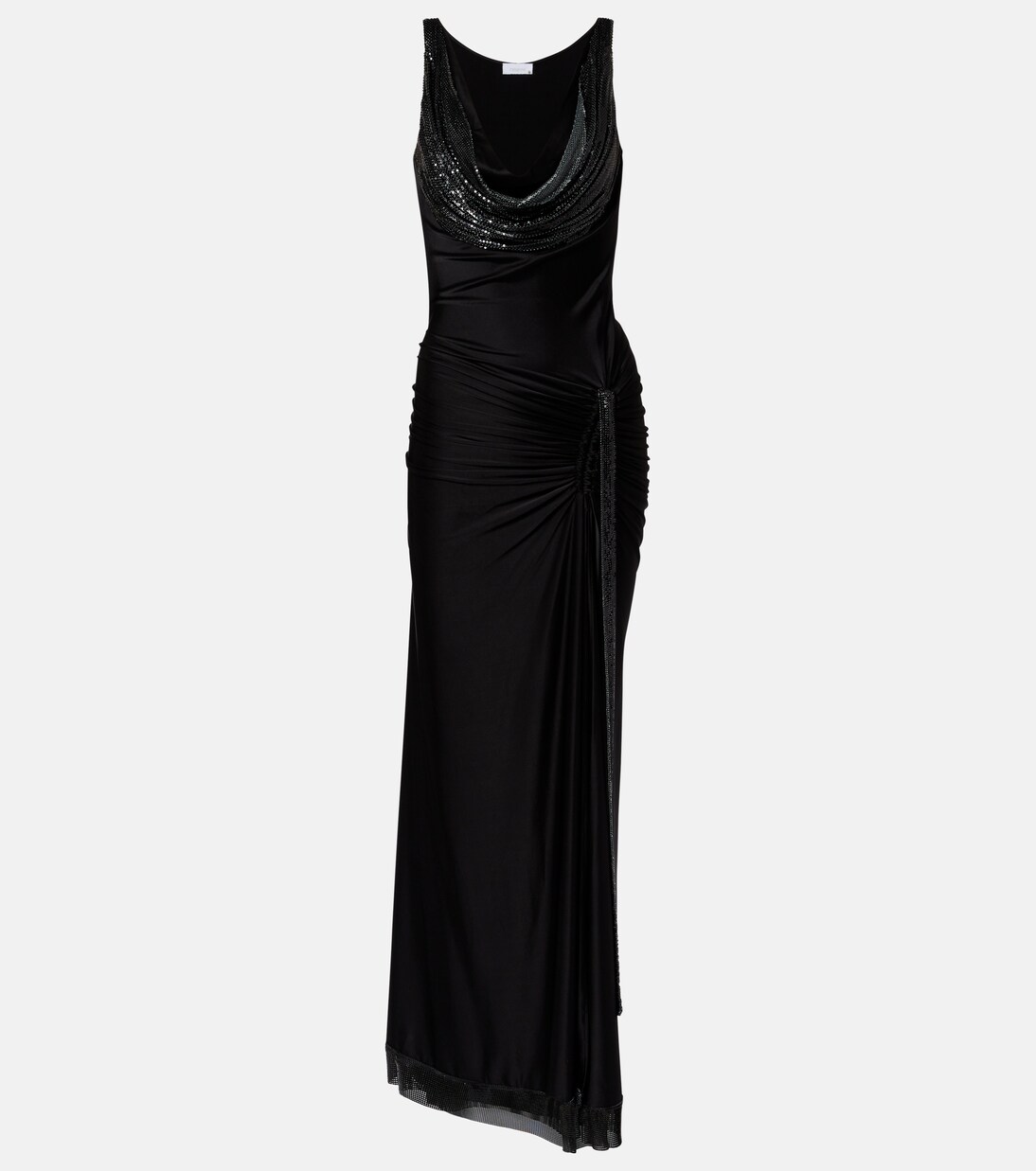 Embellished jersey gown | Rabanne