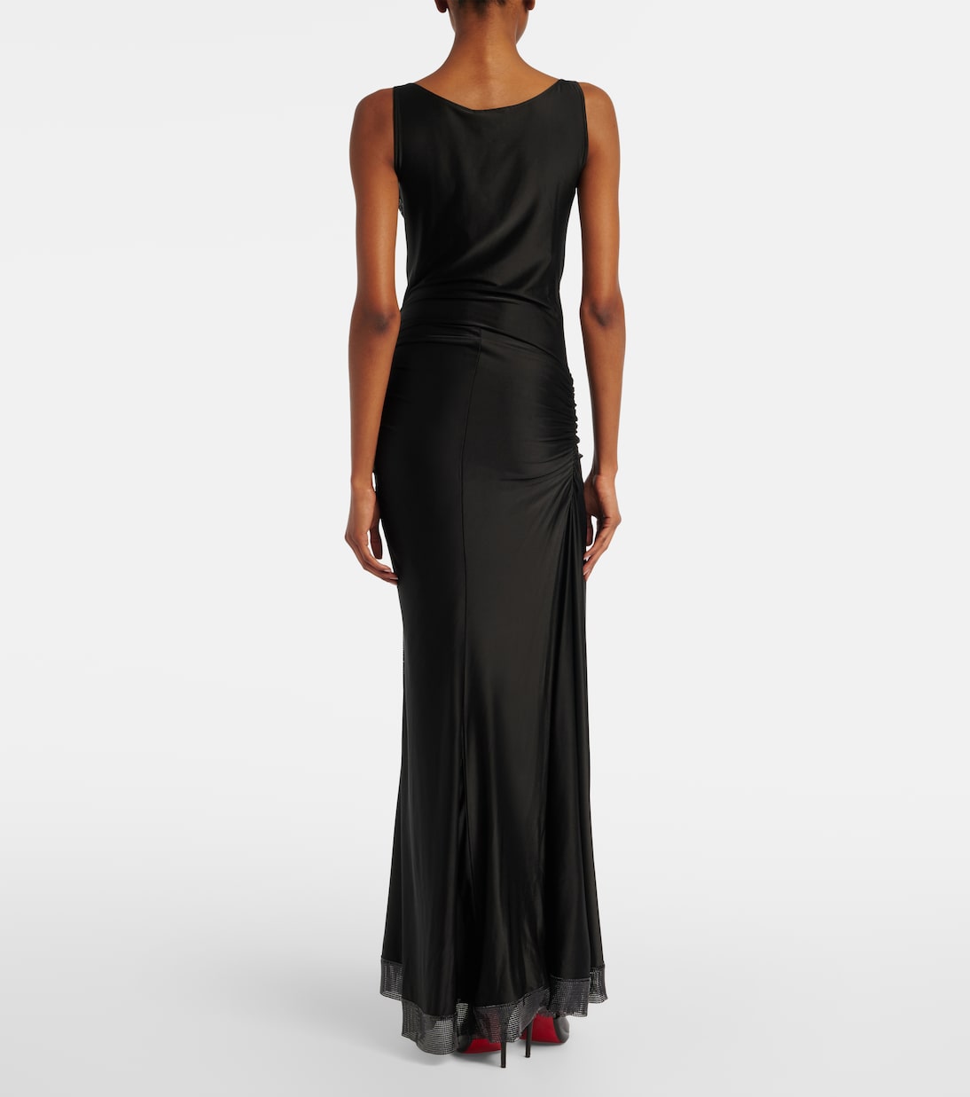 Embellished jersey gown | Rabanne