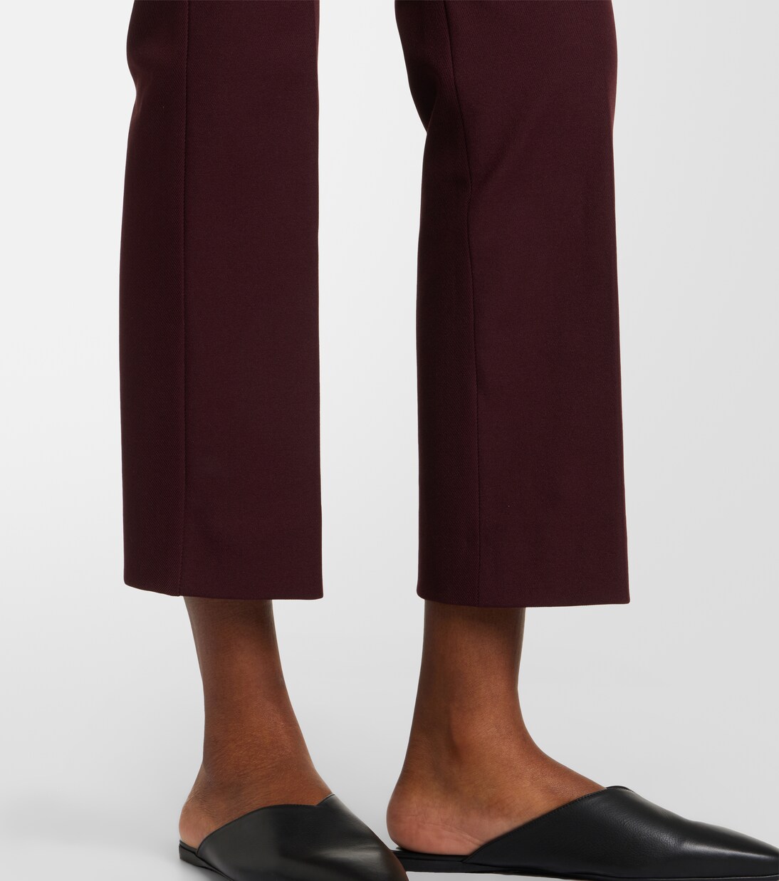 Cotton-blend cropped straight pants | 'S Max Mara