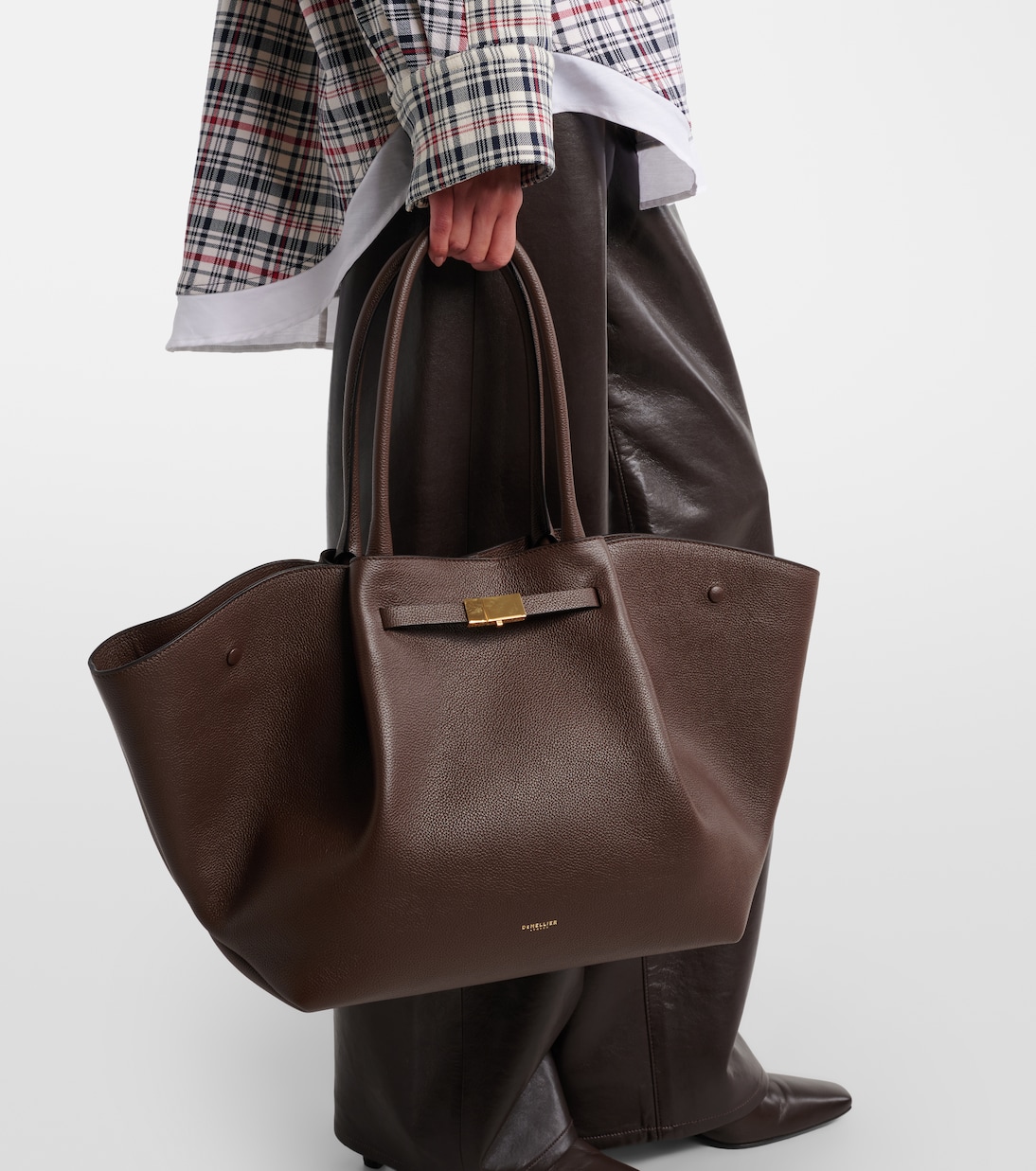 New York Medium leather tote bag | DeMellier