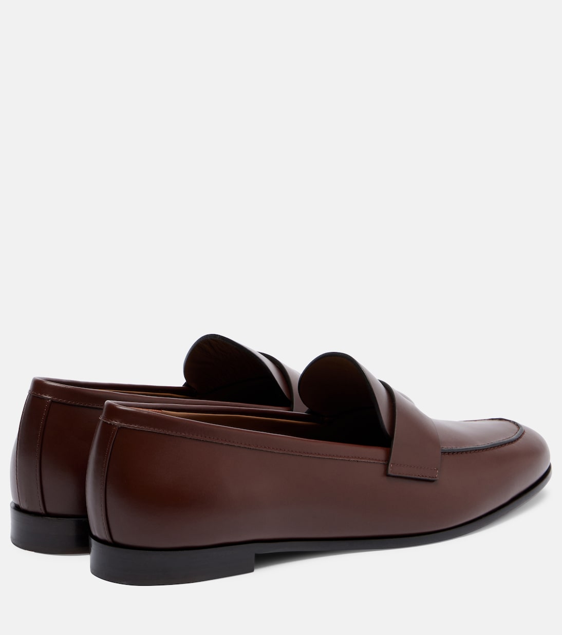 Embellished leather penny loafers | Max Mara