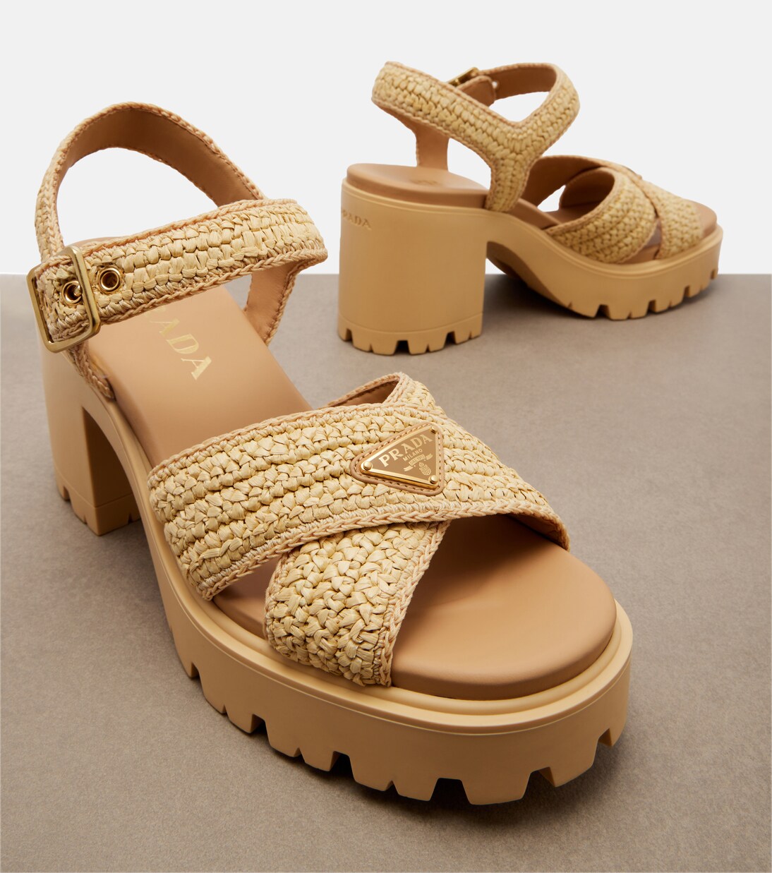 Crochet sandals | Prada