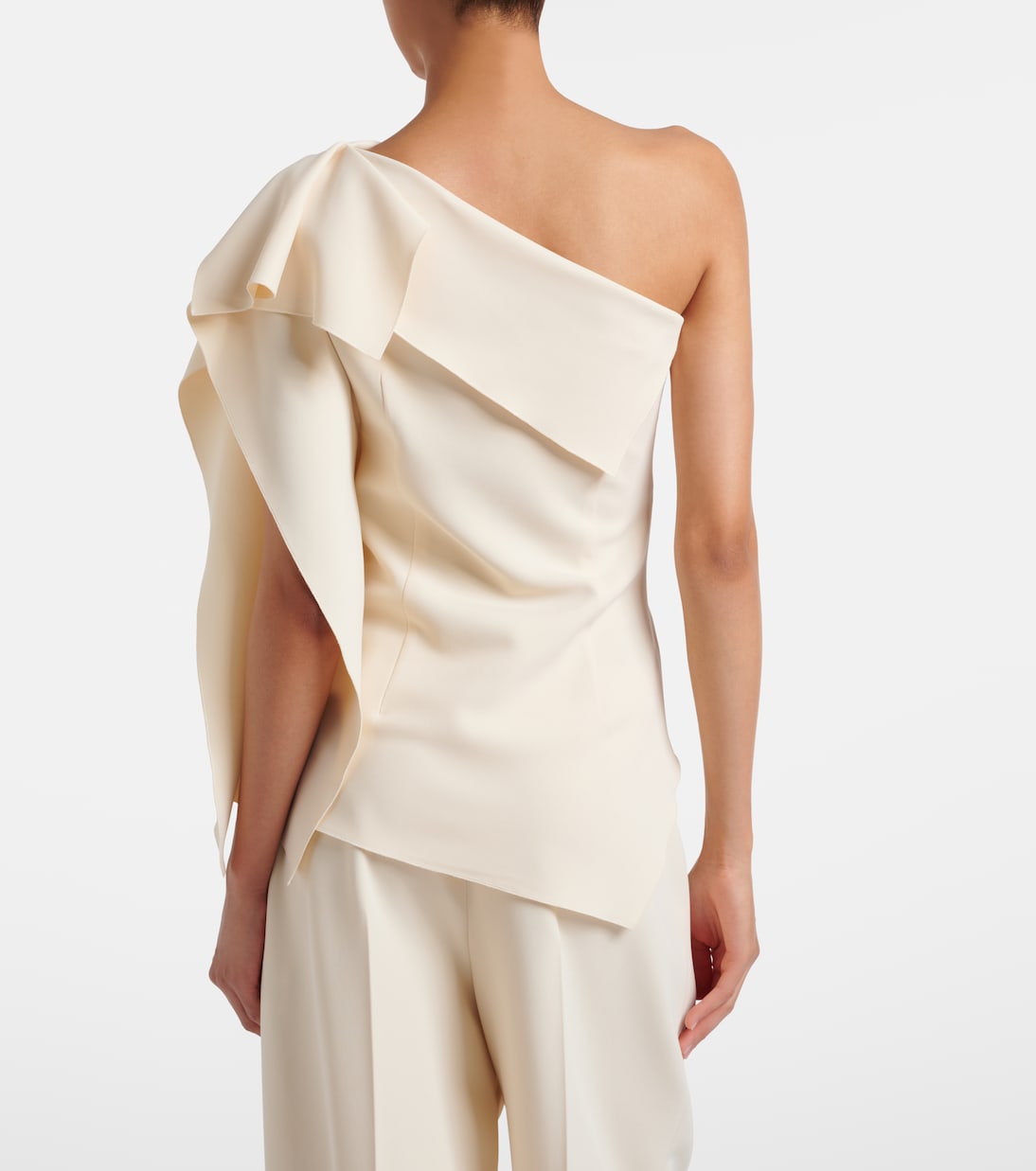 Lavinia draped one-shoulder top | Fforme