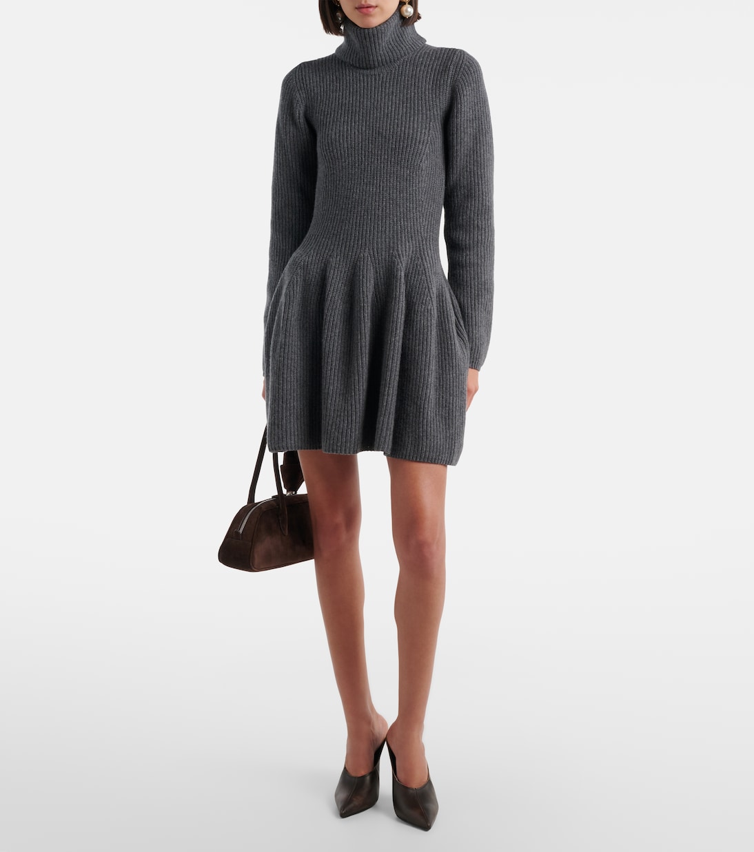 Ribbed-knit cashmere minidress | Magda Butrym