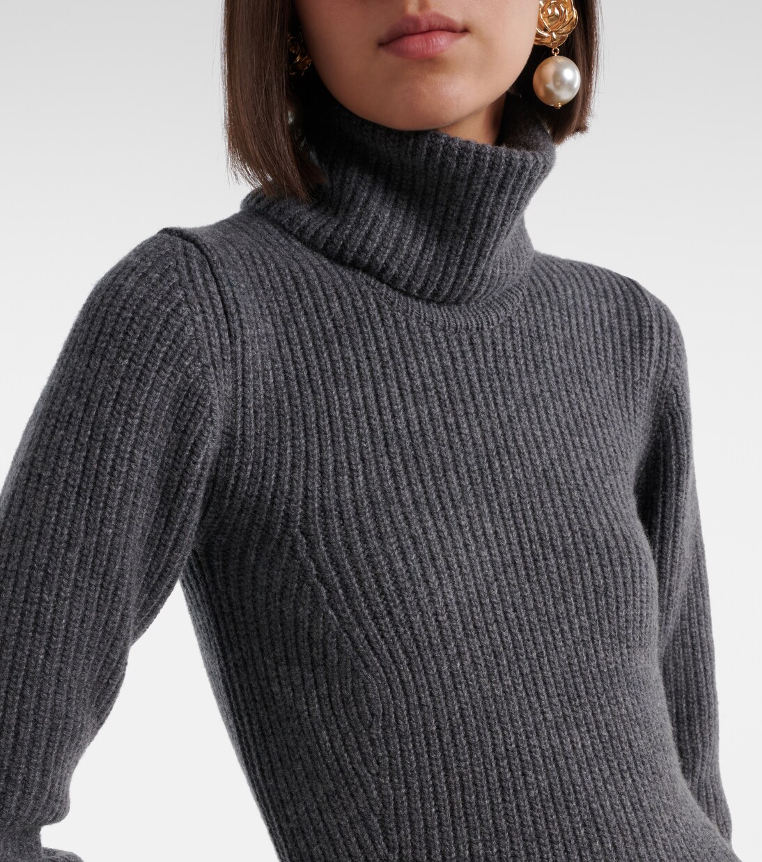 Ribbed-knit cashmere minidress | Magda Butrym