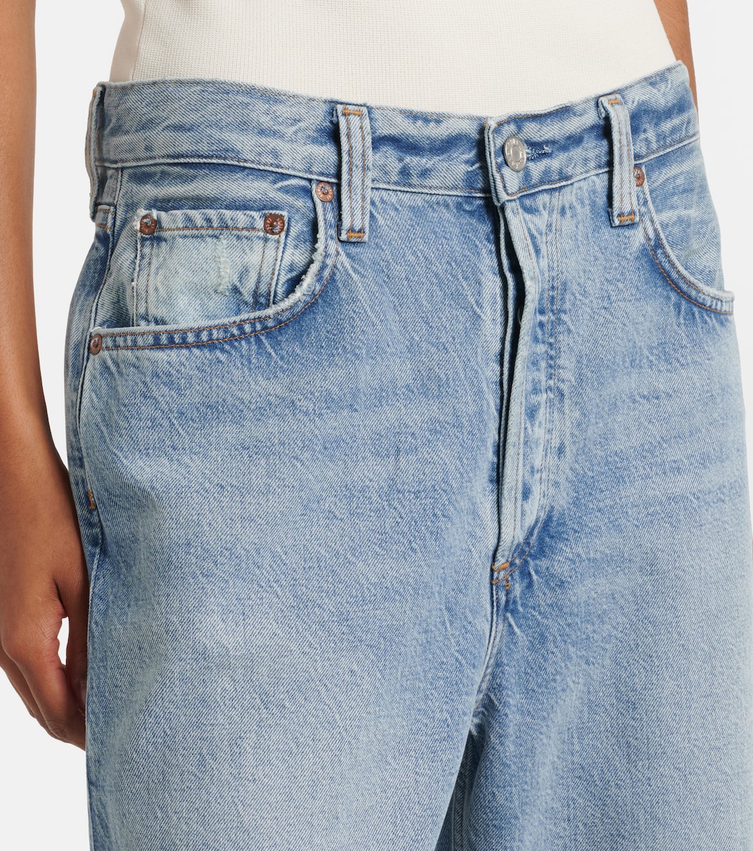 Low Slung Baggy wide-leg jeans | Agolde
