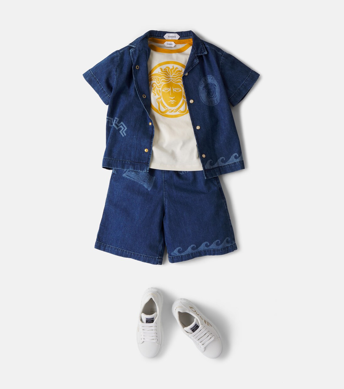 Medusa cotton jersey T-shirt | Versace Kids