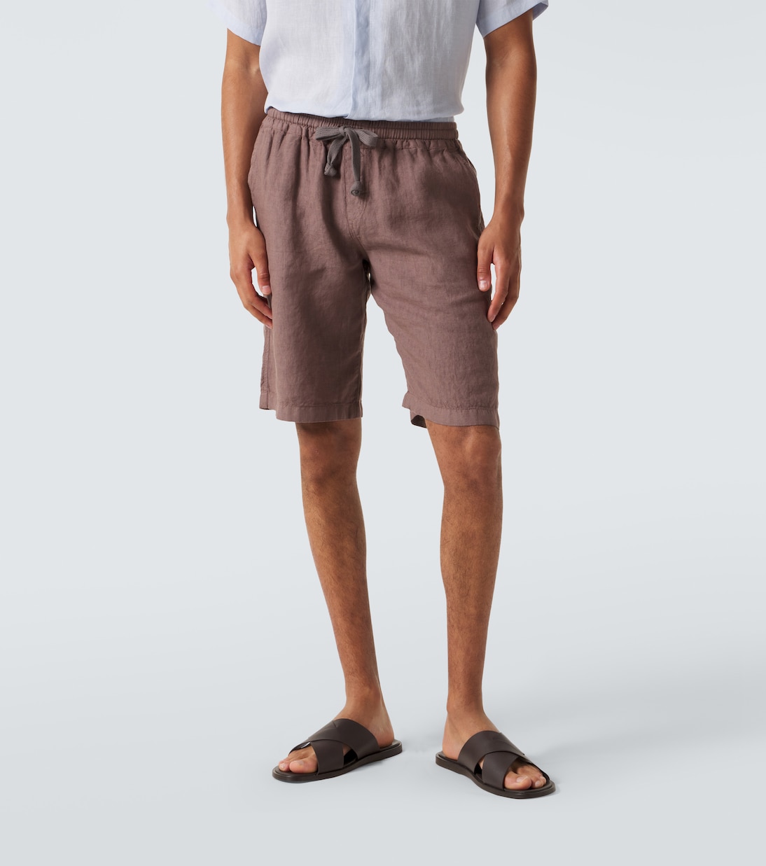 Shorts aus Leinen | Fedeli