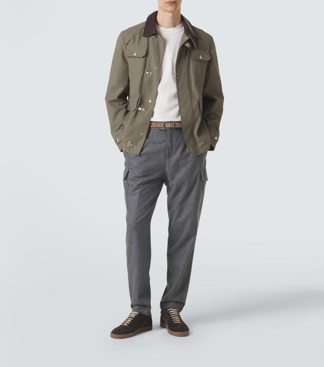 Logo cotton jersey T-shirt  | Brunello Cucinelli