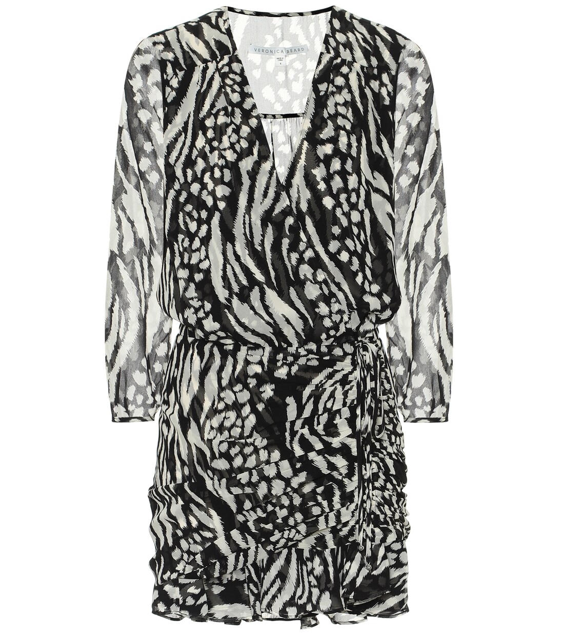 Robe Kiran imprimée en soie | Veronica Beard