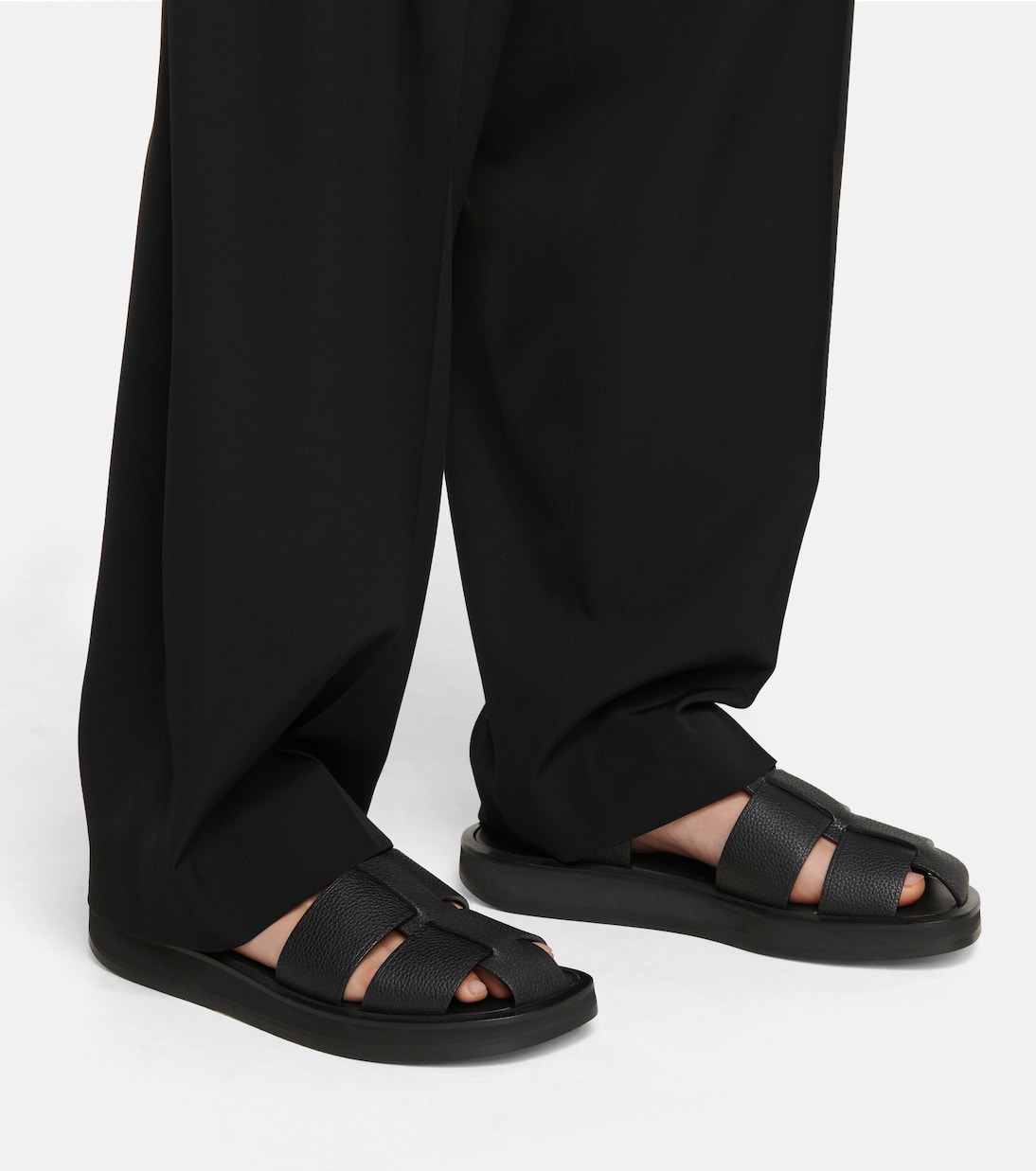 Sandales Fisherman en cuir | The Row